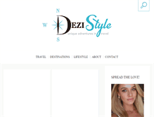 Tablet Screenshot of dezistyle.com